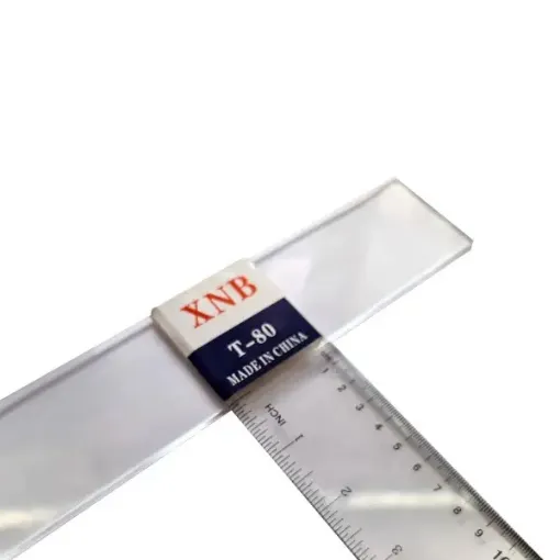 regla t acrilico medida 80cms t 80 0