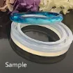 molde silicona calidad alimenticia para resina epoxi modelo brazalete pulcera 74x11mms 0