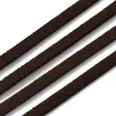 cordon gamuza sintetica 2 7x1 4mms rollo 10mts color negro 3