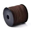 cordon gamuza sintetica 2 7x1 4mms rollo 10mts color negro 4