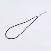 cordon tiento gamuza sintetica 2mms 45cms cadena broche por 100 unidades multicolor 3