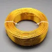 fleje lamina fina aluminio flexible 3mms ancho 1mm espesor x2mts color oro 0