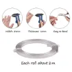 fleje lamina fina aluminio flexible 3mms ancho 1mm espesor x2mts color plata 0