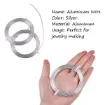 fleje lamina fina aluminio flexible 3mms ancho 1mm espesor x2mts color plata 2