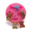 molde silicona para masas cocina reposteria modelo ositos infantil medida 87x15mms 0