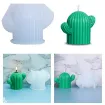 molde silicona para velas modelo cactus medida 75x55mms 0