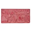 molde silicona para masas cocina reposteria modelo musica medida 112x56x8mm 3
