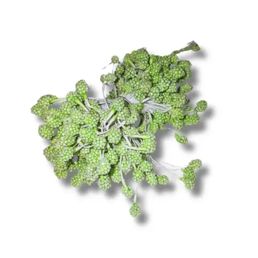 pistilos grandes tipo flor atado 90772 verde 0