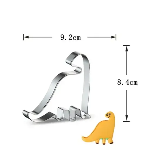cortante metalico modelo dinosaurio medida 84x92x25mms 0