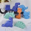 molde silicona para resina epoxi porcelana modelo dinosaurio medida 9 5x8 6x3cms 3