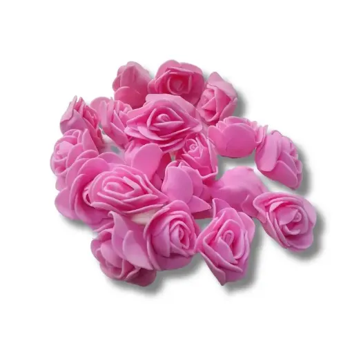 rosa foam goma eva 3cms paquete 20 unidades color rosado 0