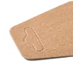 etiquetas carton para bijouterie medida 124x46mms lisas kraft por 1000 unidades 1