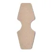 etiquetas carton para bijouterie medida 124x46mms lisas kraft por 1000 unidades 2