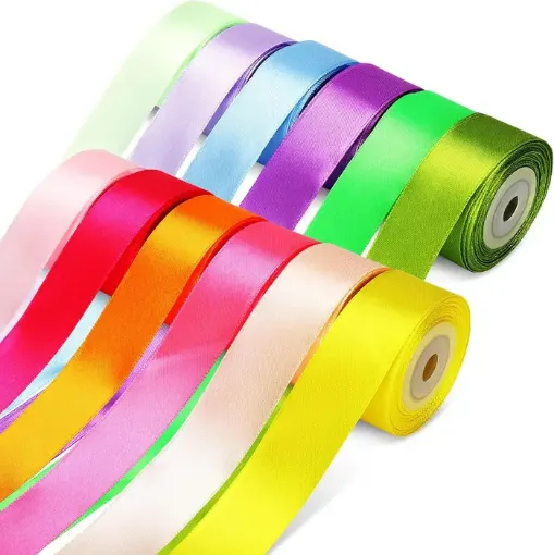 cinta raso doble faz no 4 22mm rollo 10mts varios colores 0