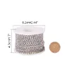 cadena strass cristal ab fondo base plateada 2 6mms ss10 iridiscente por 9 metros 2