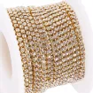 cadena strass cristal fondo base plateada 2mms ss6 por metro 1