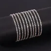 cadena strass cristal ab fondo base plateada 2 6mms ss10 iridiscente por 9 metros 5