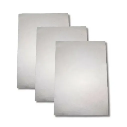 fieltro fino 1 5mms 23x30cms por 3 unidades color blanco hielo 0