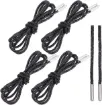 cordon strass 4mms x120cms color negro 0