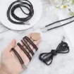 cordon strass 4mms x120cms color negro 1