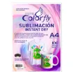 papel transfer para sublimacion profesional colorfly instant dry secado rapido a4 x10 unidades 0