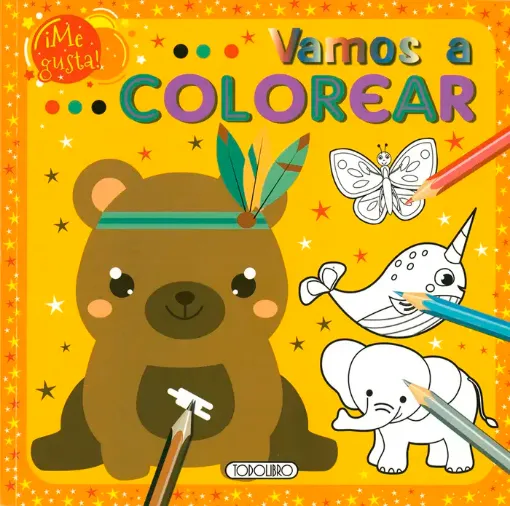 libro infantil serie me gusta editorial todolibro medida 21x21cms 64 paginas tapa vamos colorear 0