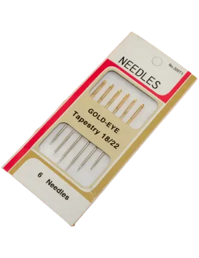 set 6 agujas coser bordar tapestry 18 22 regal ojo dorado 300t1 0