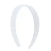 tiara lisa gruesa 13x2cms por unidad color blanco 0