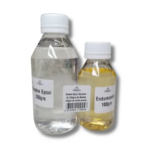 resina epoxi epoxica kit 2 partes la casa del artesano 200grs resina 100grs endurecedor 0