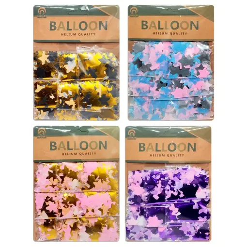 confetti estrella ballon 19 5x15cms varios colores 0