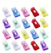 clip plastico colores traslucidos scrapbooking 33x11mms por 5 unidades colores surtidos 0