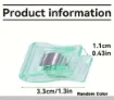 clip plastico colores traslucidos scrapbooking 33x11mms por 5 unidades colores surtidos 1