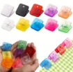 clip plastico colores traslucidos scrapbooking 32x30mms por unidad 0