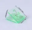 clip plastico colores traslucidos scrapbooking 32x30mms por unidad 1