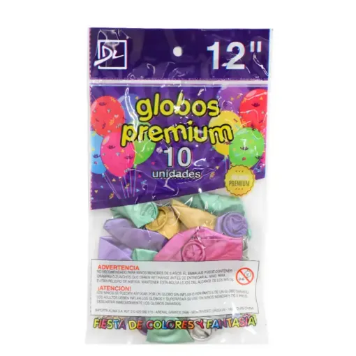 globos 12 30cms colores metalizados dali x25 unidades 0