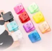 clip plastico colores traslucidos scrapbooking 32x30mms por unidad 7