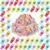 clip plastico colores traslucidos scrapbooking 27x10mms por 10 unidades colores surtidos 3