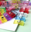 clip plastico colores traslucidos scrapbooking 27x10mms por 10 unidades colores surtidos 5