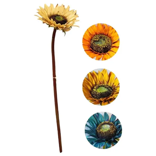 flor artificial girasol vara 45cms varios colores por unidad 0