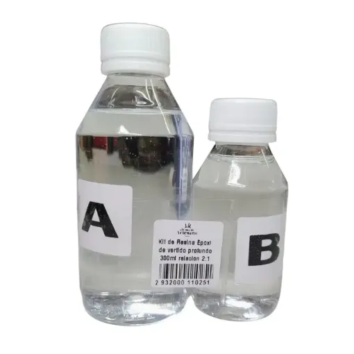 kit resina epoxi vertido profundo deep pour epoxy resin x300ml relacion 2 1 0