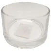 florero portavelon vidrio cilindrico bajo 7x5cms 0