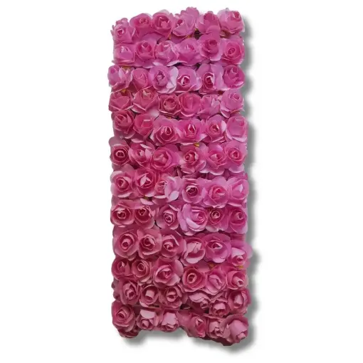 ramito rositas mini papel alambre x144 unidades color rosado 0