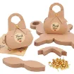 caja carton para dulces medida 6 5x3 5x13cms por 50 unidades color kraft pin dorado 0