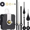 maquina reloj segundero continuo perno largo 23mms 2 juegos agujas largas 0