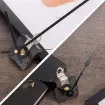 maquina reloj segundero continuo perno largo 23mms 2 juegos agujas largas 1