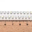 cadena strass iris arcoiris fondo base plateada 3 5mms por metro 2