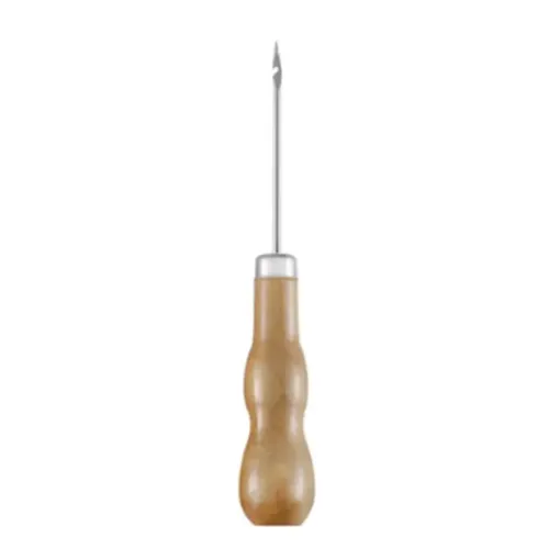 punzon mango madera anatomico 13 5x3cms para cuero telas manualidades gral 0