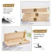caja madera pino bisagras medida 209x80x37mms broche 1