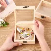 caja madera pino bisagras 10 5x10 5x5cms tapa calada vidrio broche 2