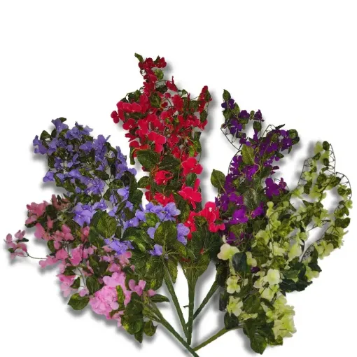 guia hojas artificiales flores silvestres medida 180cms varios colores 0